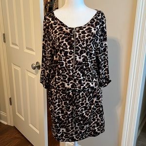 Animal print dress